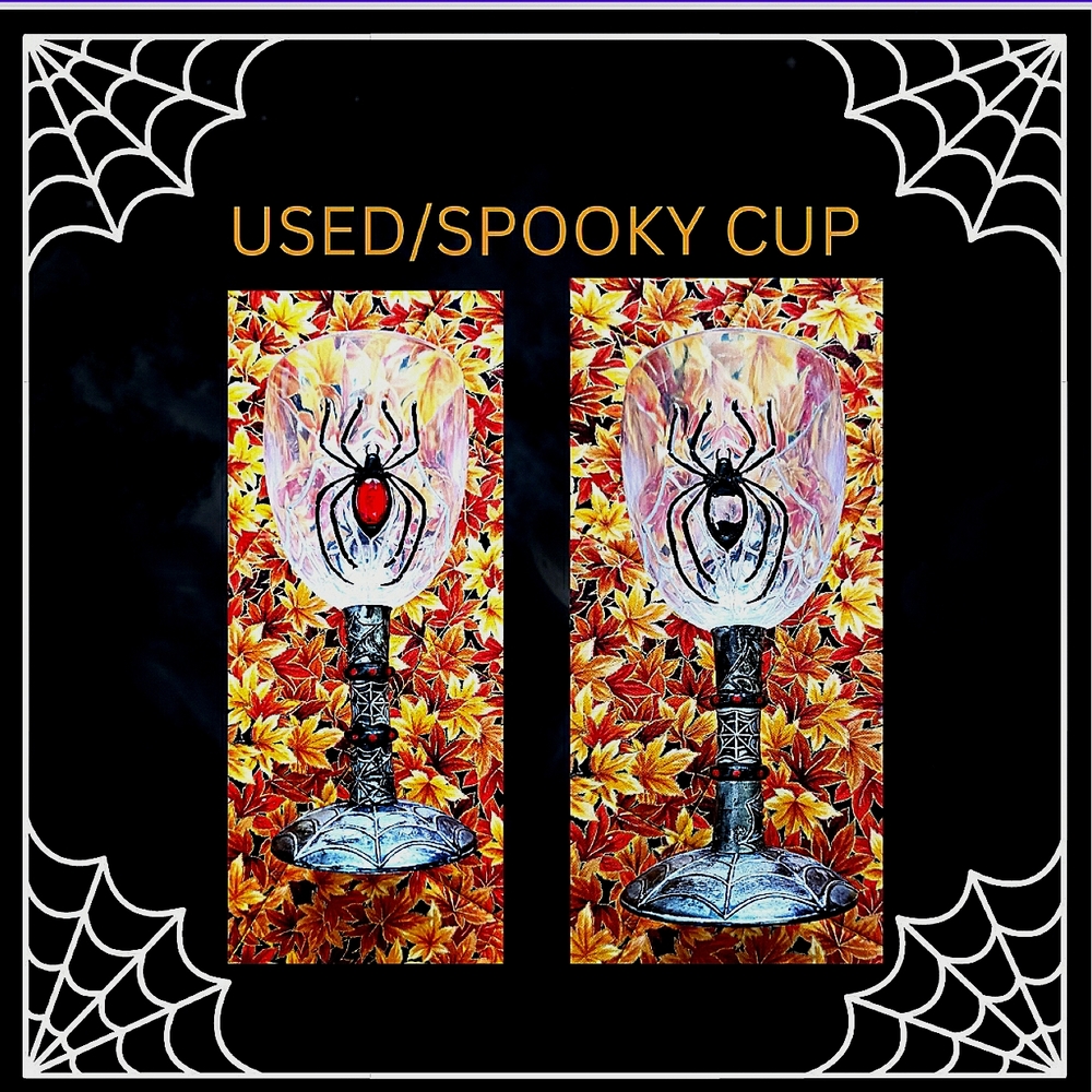 🌈USED SPOOKY CUP 🪦🎃🦇☠